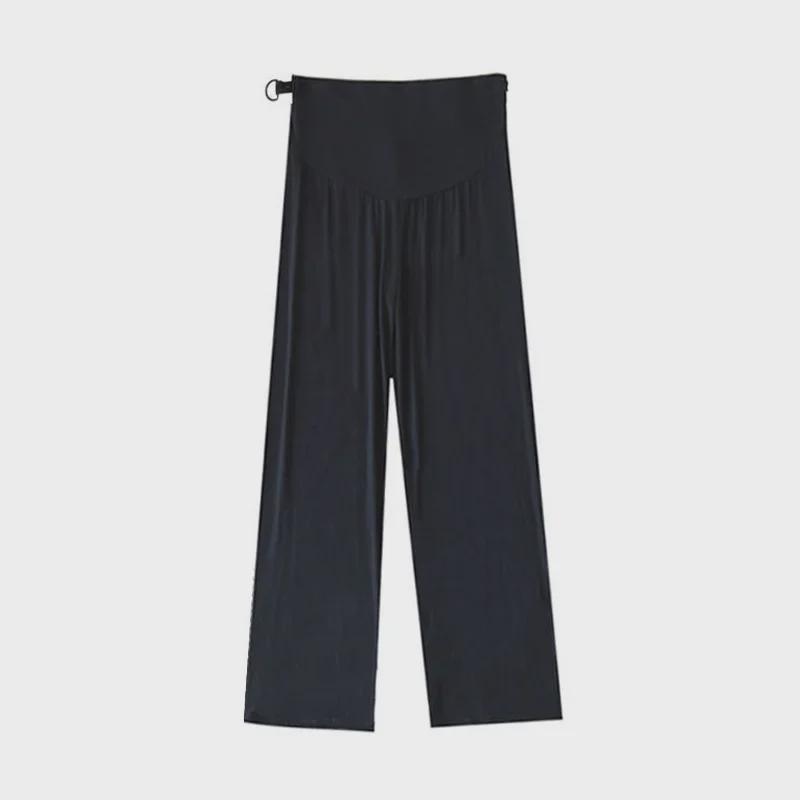 2024 Spring/Summer Maternity Wide-Leg Modal Trousers with Belly Support