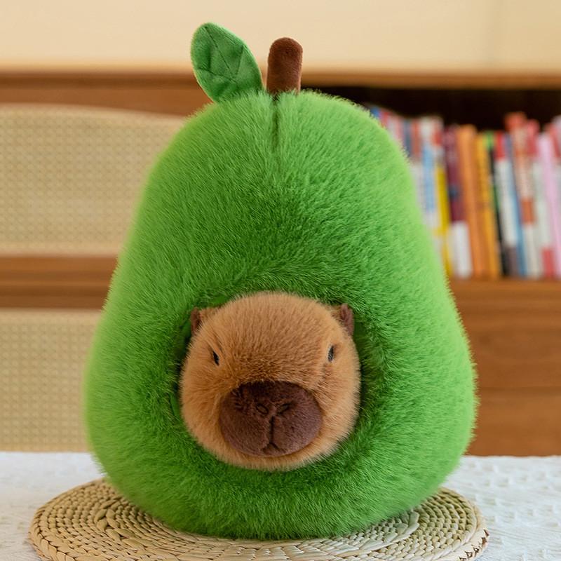 

Avocado Banana Capybara Plush Toy Cartoon Stuffed Animal Toy Decoration Gift Avocado,35cm