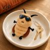 Cockroach Plush Pendant Funny Roach Keychain for Backpack Stuffed Cute Insect Durable Keychain Novelty Charm