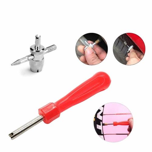 YFFSFDC Air Valve Wrench, Insect Screwdriver, Repair Tool, Set of 2