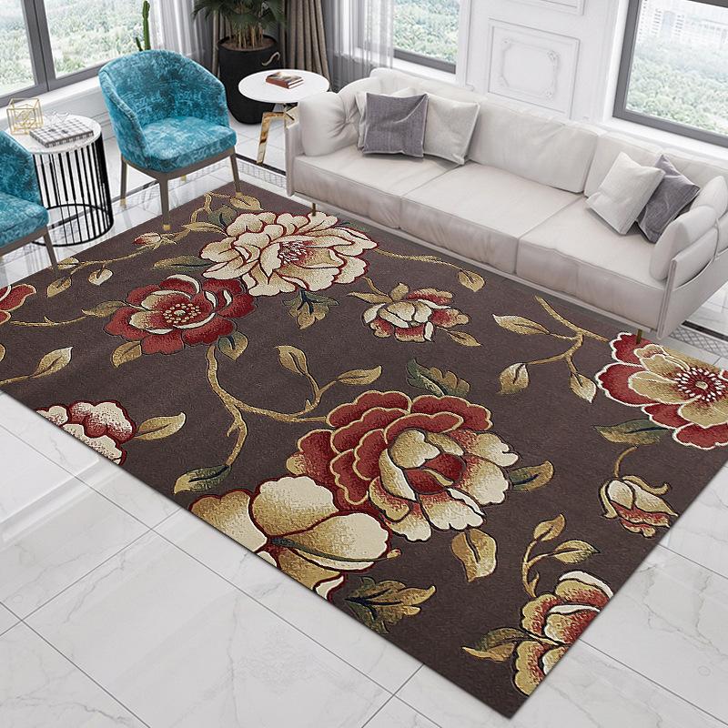 Nordic Ethnic Style Carpet Living Room Bedroom Sofa Coffee Table Tatami Bohemian Home Carpet