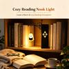 Halloween Themed Warm Night Lights Bookend Shelf Lamp Book Stopper for Office Reading Room Desk Decoration Reader Gift