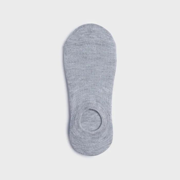 Cotton ribbed fake socks