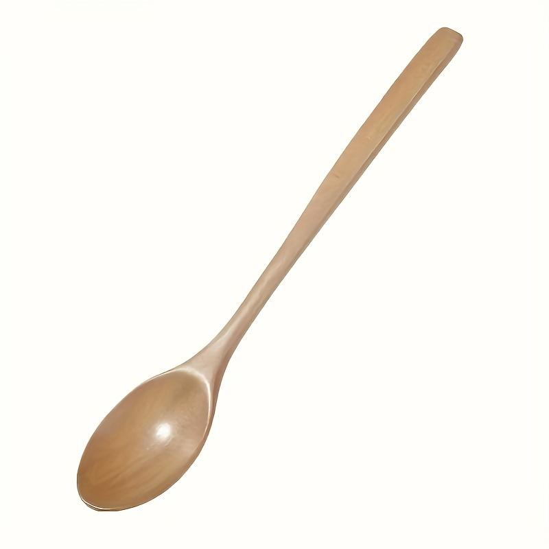 Wooden Spoon Tableware Kitchen Cooking Utensil Tools Soup Teaspoon Catering Cooking Utensil Tool Coffee Soup Teaspoon 23.5cm