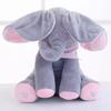 Peek-a-boo Singing Elephant Plush Toy - Baby Comfort Toy