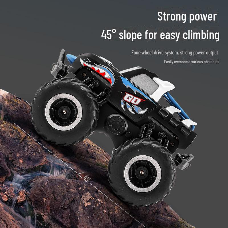 4WD Remote-Control Water & Land Monster Truck Toy for Kids