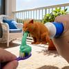 1Pc Funny Cat Butt Shape Toothpaste Squeezer, Orange Cat Tail Design