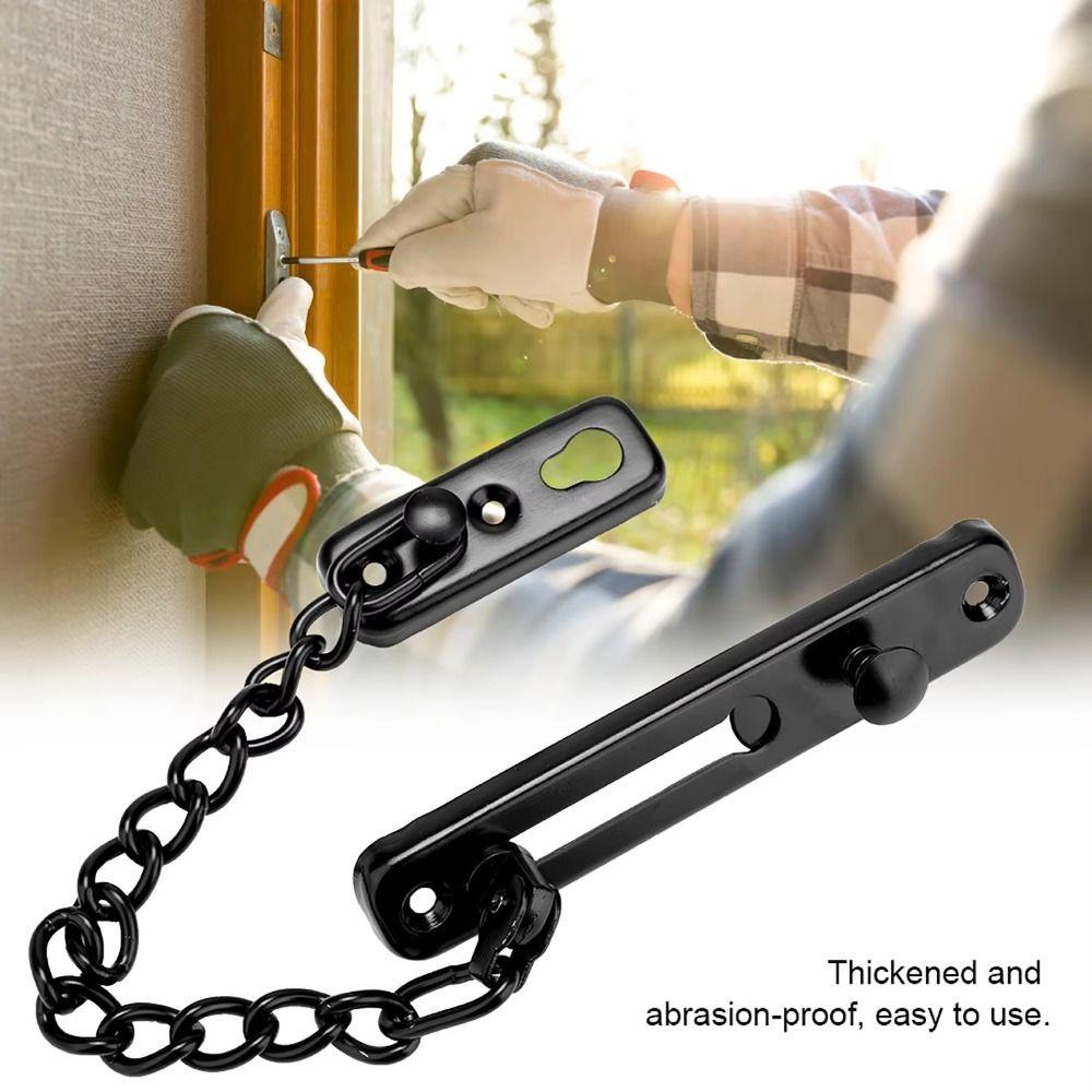 No-drill Door Chain Lock Guard Against Theft Anti Theft Press Lock Security Chain Lock Office