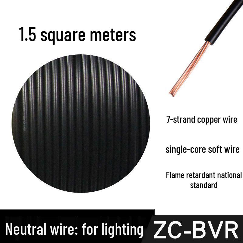 Zhujiang BVR 1.5 Sq Mm Soft Stranded Multi-Strand Copper Wire