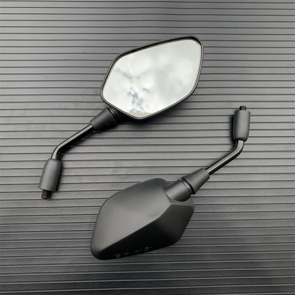 Universal Motorcycle Rear View Side Mirrors For HONDA  Africa Twin CRF250L CRF450L CRF1000L CRF1100L 10mm Clockwise Mirror
