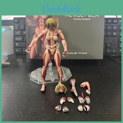 Attack On Titan Pvc Action Figure Model For Office Desk Decor With Articulation