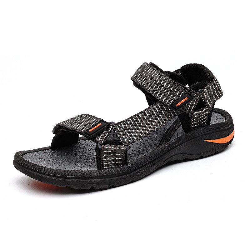 Vanmie Sandal Men Summer Sandals for Men Leisure Beach Sandals Male Summer Shoes Lightweight Outdoor Casual Shoes