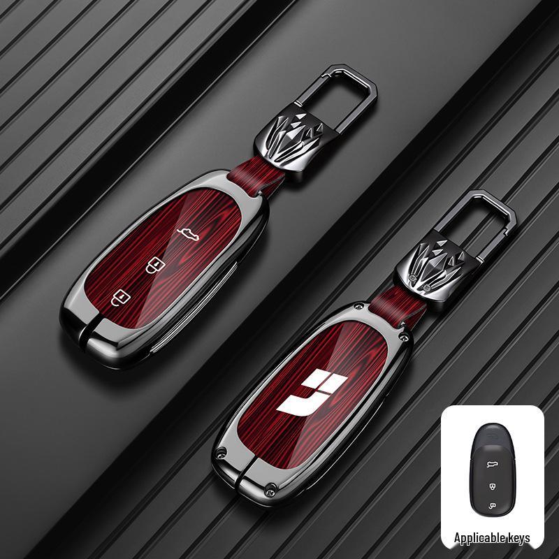 Premium Metal Shell Key Case for Ideal L9/L8/L7MAX - Car-Specific Protection with Buckle