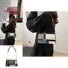 Trendy Fashion Contrast Color Small Square Bag For Women Stylish Summer Handbag