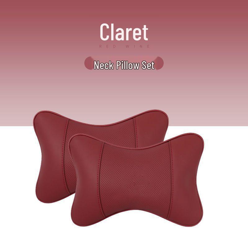 Zestaw poduszki pod kark na zagłówek samochodowy i poduszki lędźwiowej