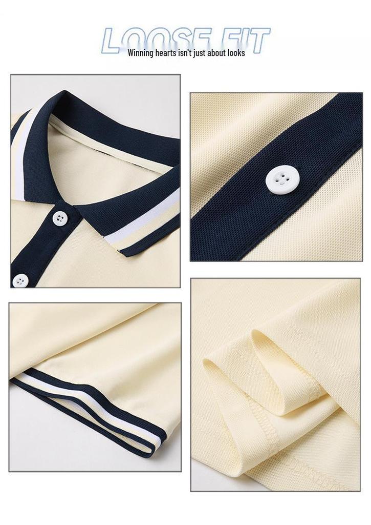 Summer School Student Short Sleeve Uniform Set for Primary and High School Sports and Graduation Events