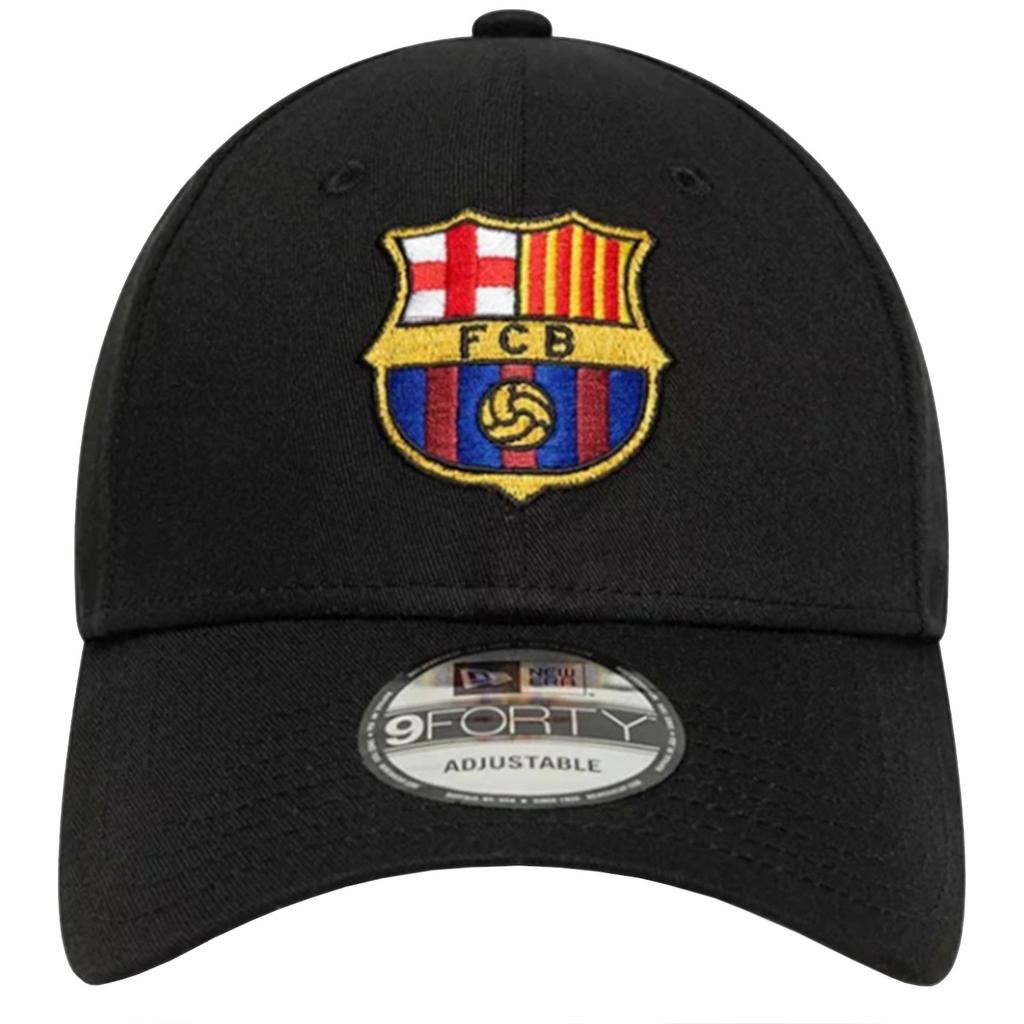 New Era Core 9Forty FC Barcelona Kappe, Herren schwarze Kappe