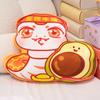 Mascot 2025 Fruit Snake Plush Pillows Room Decoration Spring Festival Gifts