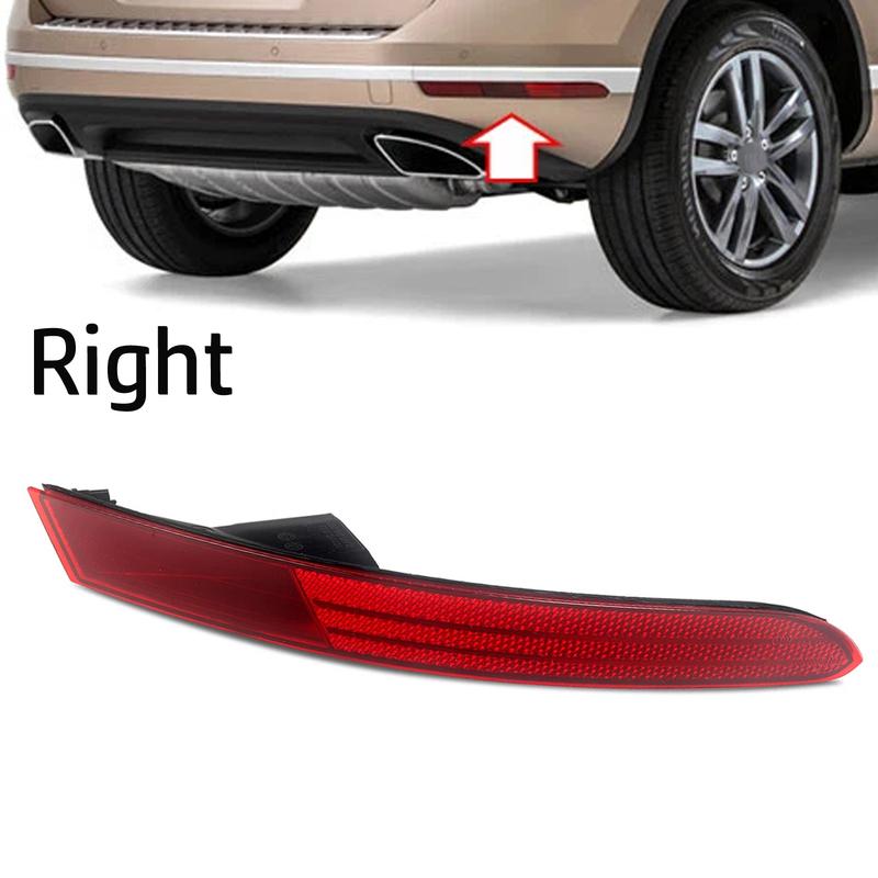 Rear Bumper Fog Light Reflector Right Side for For Touareg 2014 2018 Models Part Number 7P6945702G Plastic Material