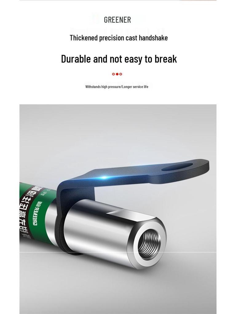Green Forest High-Pressure Manual Locking Grease Gun Nozzle Set