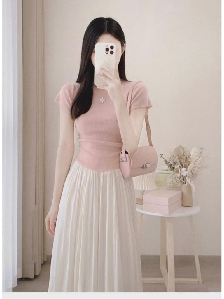 Sommer 2024 Petite Koreanisches Drama inspiriertes zweiteiliges Rockset