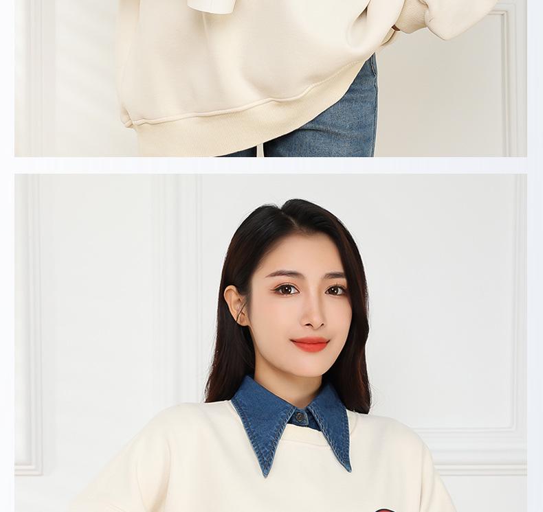 Versatile Washable Denim False Collar for Ladies - Stylish Dickey Accessory for Sweaters