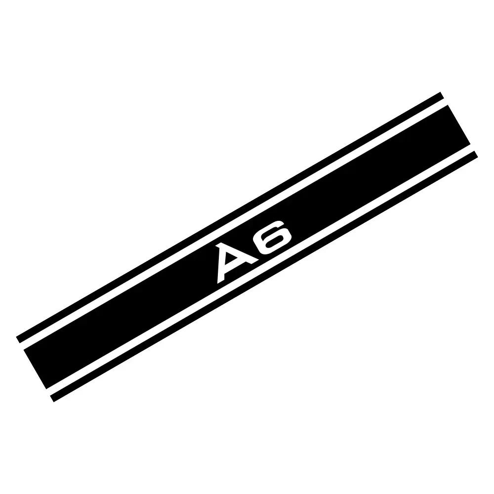 For B A3 8P S3 8V A4 B8 B6 A6 C6 C5 C7 Q2 Q3 Q5 Q7 Q8 TT TTS PVC Car Front Hood Film Sticker Vinyl Auto Bonnet Strip Decal