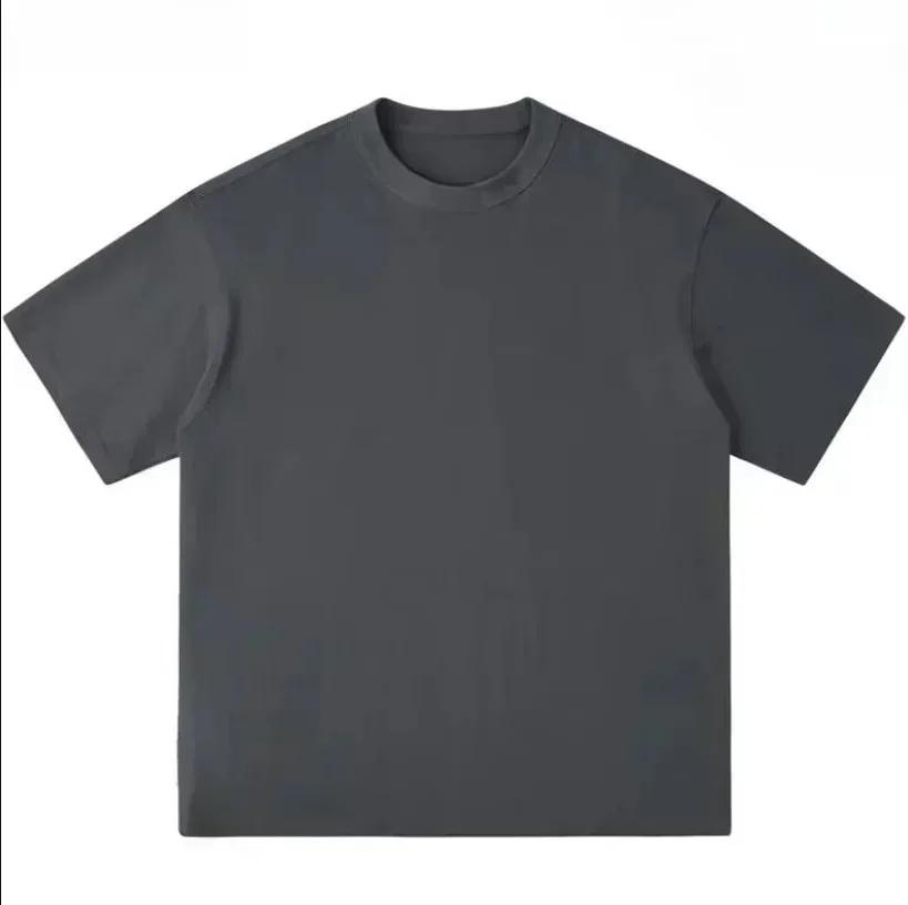 American Retro Men's Y2k Hip-hop Black Shirt 220g Retro Fashion Men's and Women's Streetwear