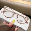 Round Eyeglasses Women Men Computer Anti Blue Light Glasses Frames Transparent Optical Fake Eyeglass Student Myopia Frame Oculos