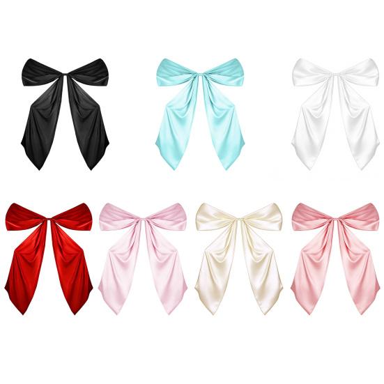 Bow Tie Smooth Satin Oversized Bow Decor Holiday Party Decoration Living Room Bedroom Garden