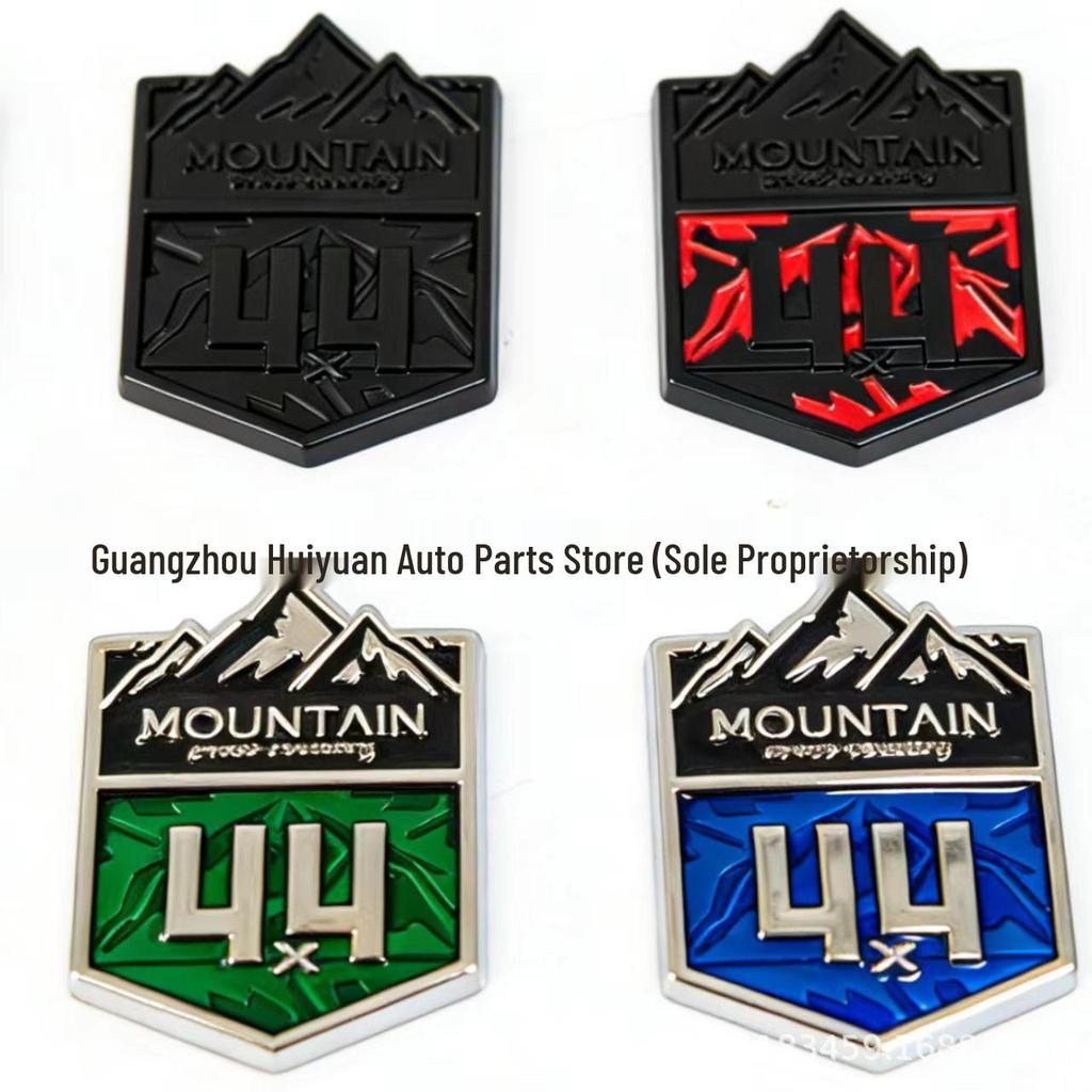 4x4 Snow Mountain Decal for JEEP Wrangler - Off-Road Emblem Car Sticker