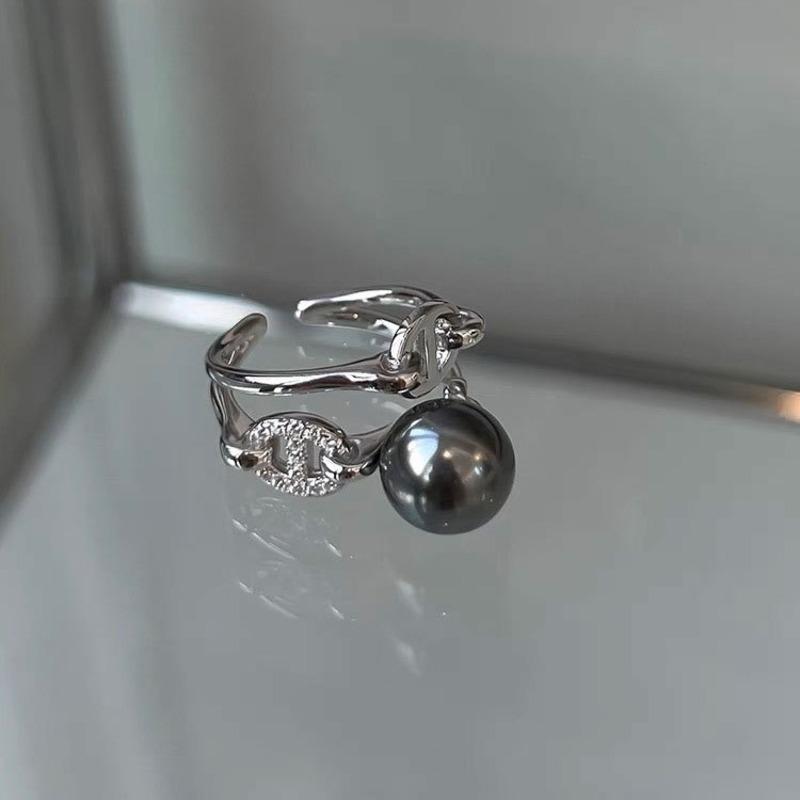 Fashion Personality Creative Design Small Ball Ring for Women Men Trending Irregular Metal Open Finger Rings Female Punk Jewelry