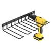 Iron Hand Power Tool Organizer Rack Black Heavy Duty Floating Tool Shelf Wall Mounted Space Saving Electric Drill Tools Shelf