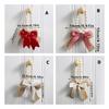 Handmade Valentines Day Wood Beads Garlands with Butterfly Knot For Wedding Decors for Rustics Farmhouses Decors Project