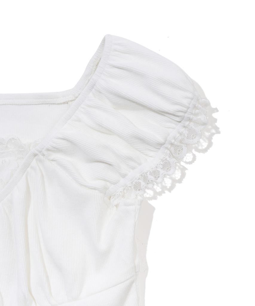 YOUHEE Layered Blouse_White