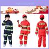 Cosplay Roupa de Bombeiro Para Crianças Com Características Realistas