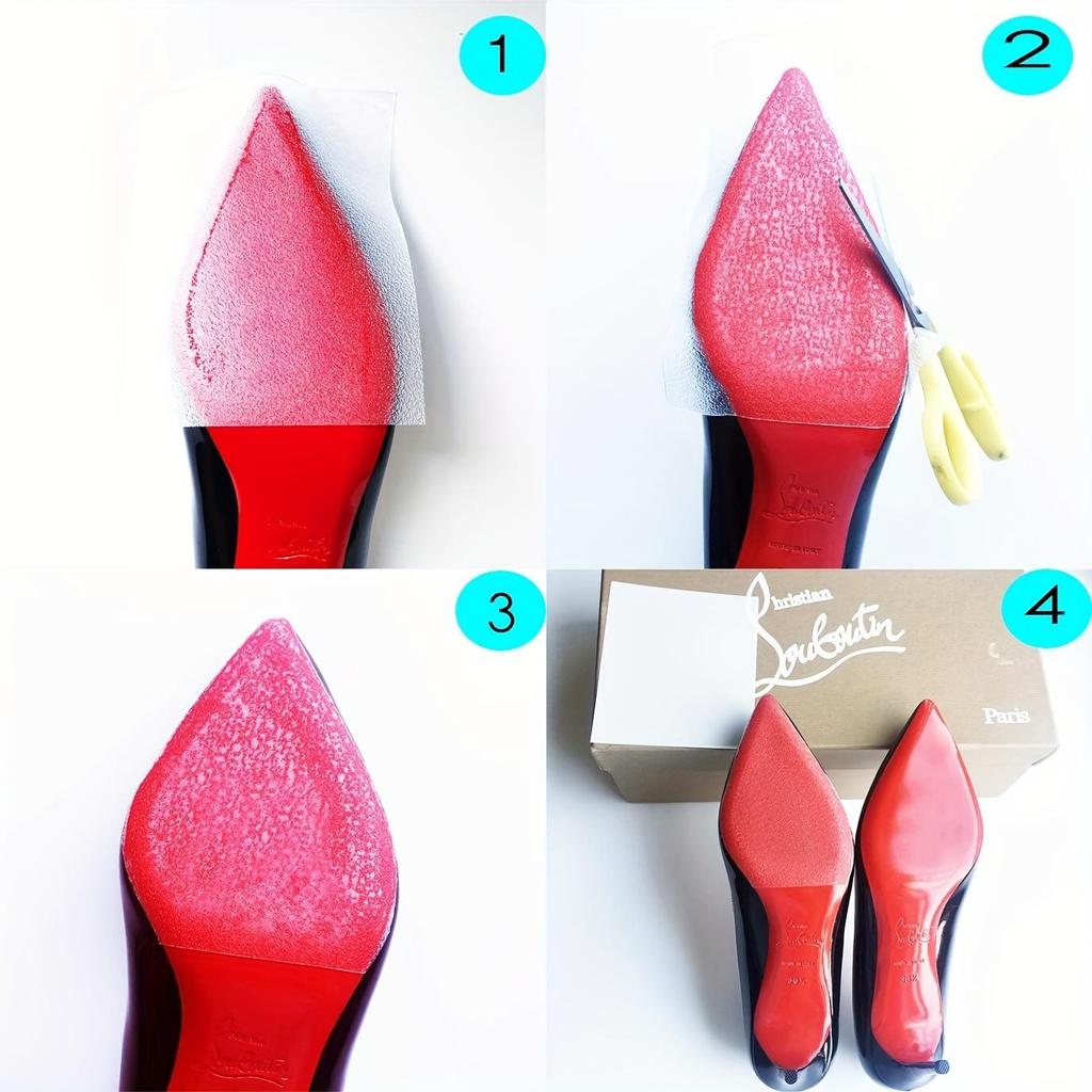 1 Roll High Heel Sole Anti-Slip Pad, Noise Reducing Trimming Shoe Sole Protector Sticker, Wear-Resistant Self-Adhesive Anti-Slip Decal