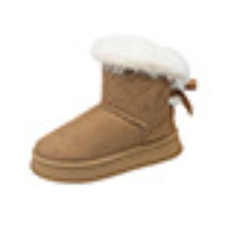 

Snow Boots for Women - New Style, Casual, Thick-soled, Large Size, One-piece Slip-on, Cotton Shoes 42 жовтий/коричневий