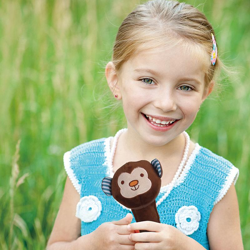 

lovely Baby toys Pacify toys Ring the bell by hand baby BB stick Plush toys gift