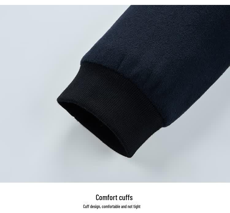 Hengyuanxiang Men's Wool Stand-Collar Jacket