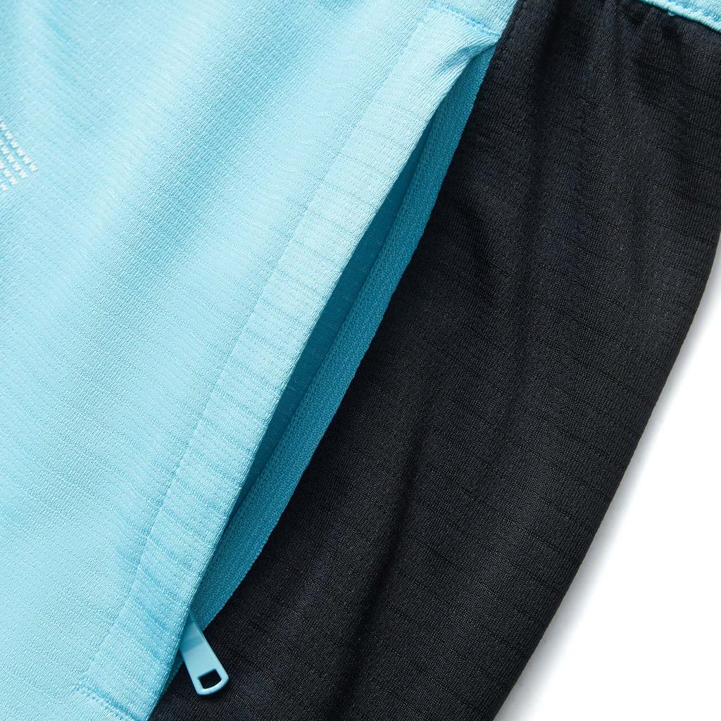 Li-Ning Color Block Simple Versatile Comfortable Sports Shorts Men shorts Off-White Blue AAPV019-5