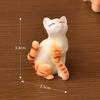 1PC Mini Pet Cats Action Figures Toys Miniature Landscape Ornament Dollhouse Home Decoration