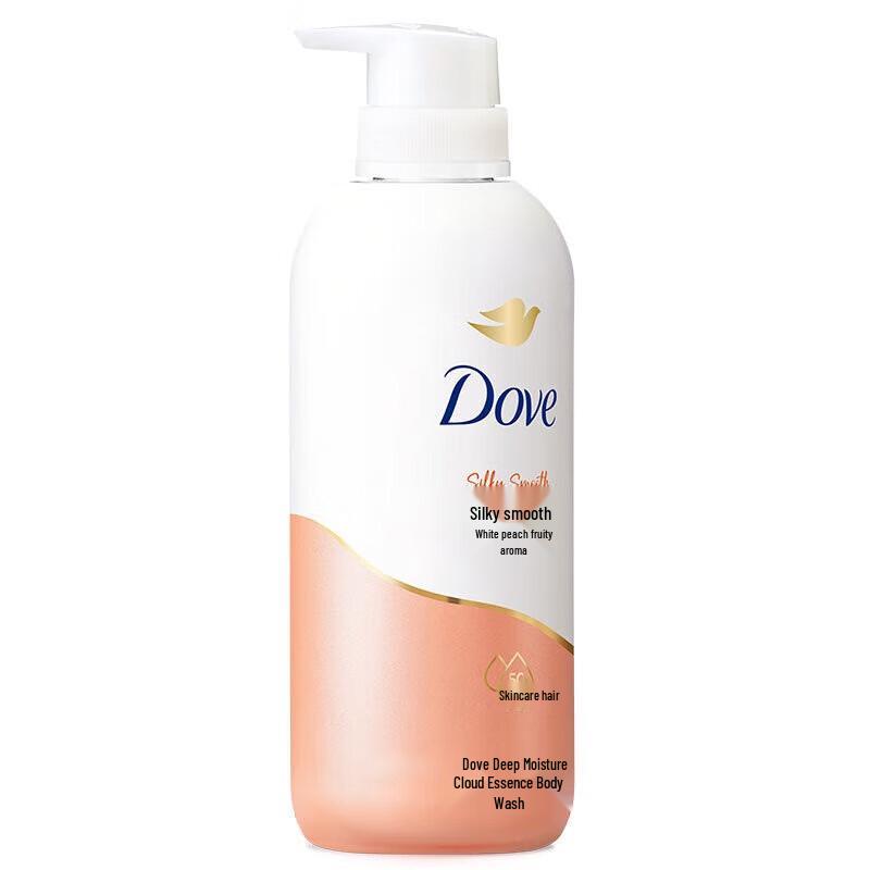 Dove White Peach & Fruit Scent Silky Smooth Shower Milk