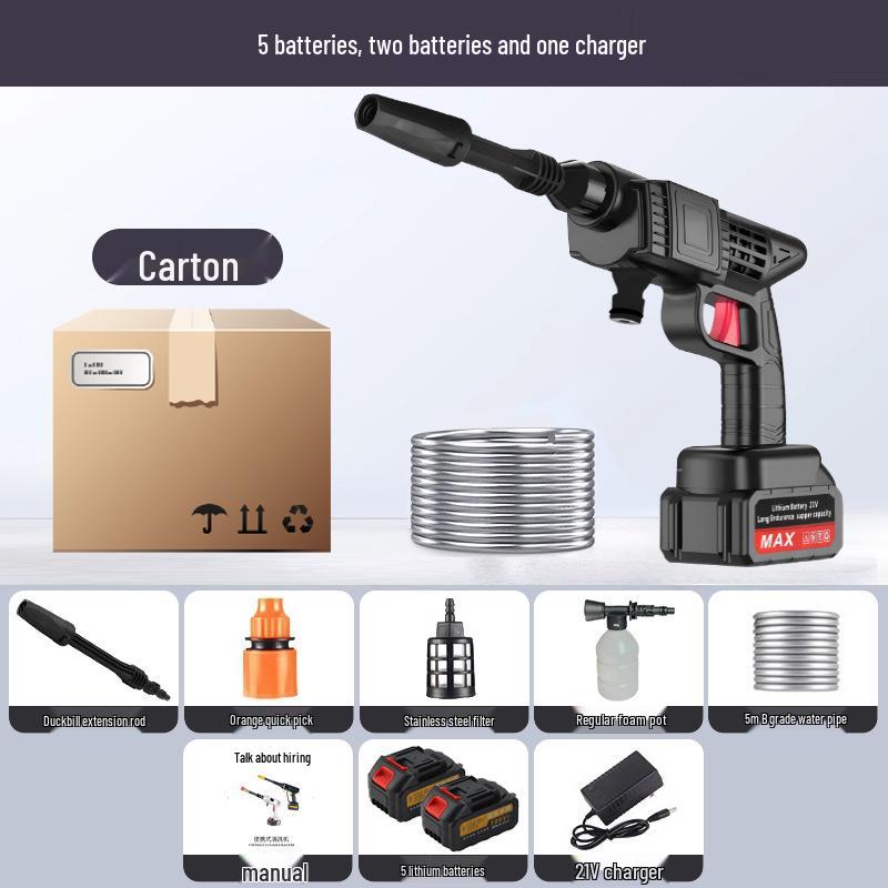 Wireless High-Pressure Electric Car Wash Gun