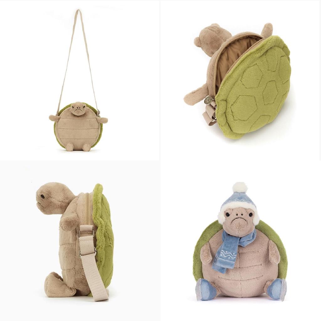 Timi Turtle Plush Crossbody Bag Made Of Short Pile Plush For Teens Collectors