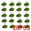 10Pcs Artificial Moss Rocks Ball - Simulation Moss Stone Fake Green Plant Home Garden Flower Pot Decoration YLZSSS01