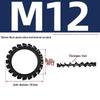 Carbon Steel Zinc-Plated Lock Washer with Inner and Outer Teeth