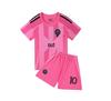 2025-26 Miami Home Pink Messi #10 Soccer Jersey, Kids & Adults Sizes 14-3XL