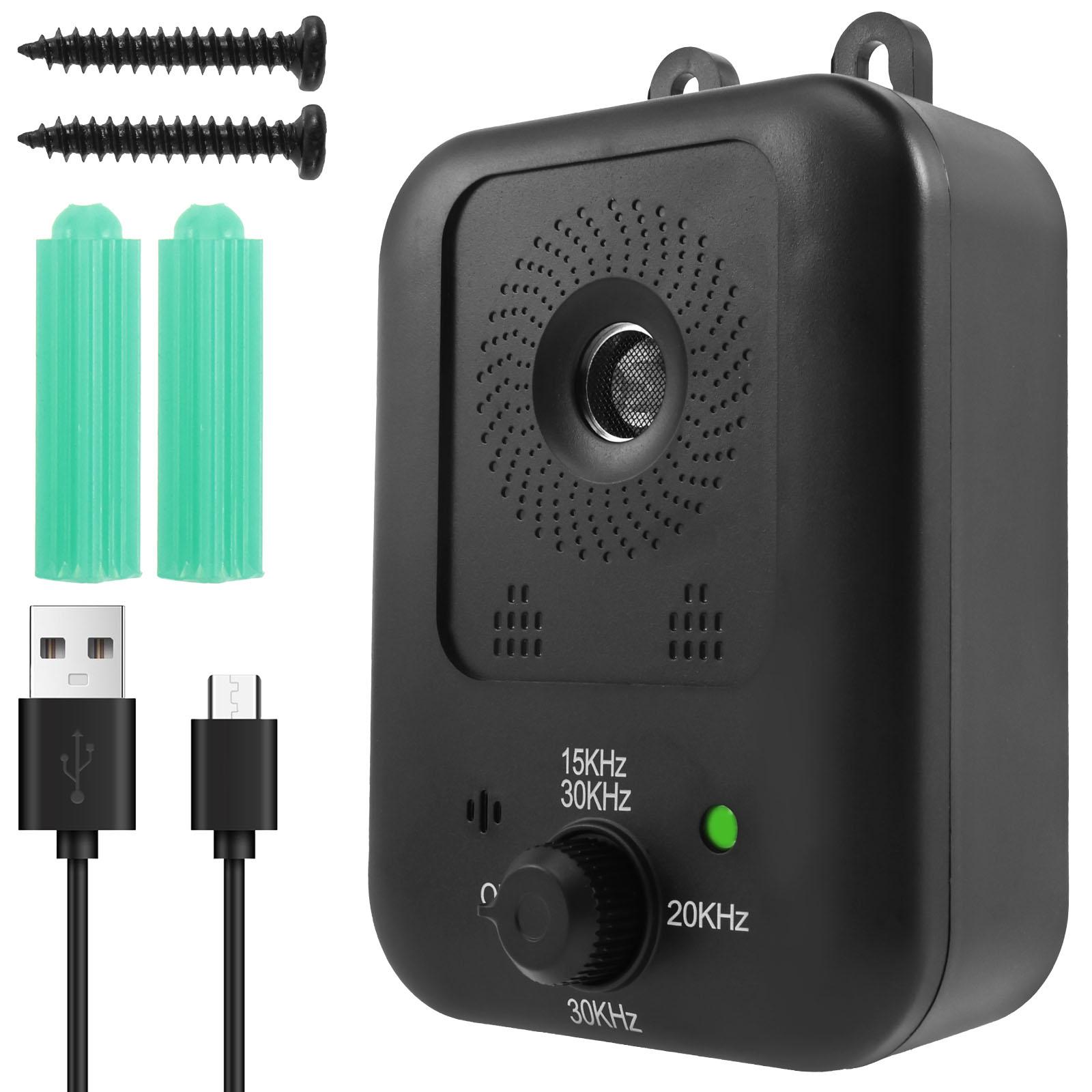 

Ультразвуковой ингибитор лая 2000 мАч USB перезаряжаемый тренажер против лая для отпугивания собак инструмент для обучения контролю лая чёрный