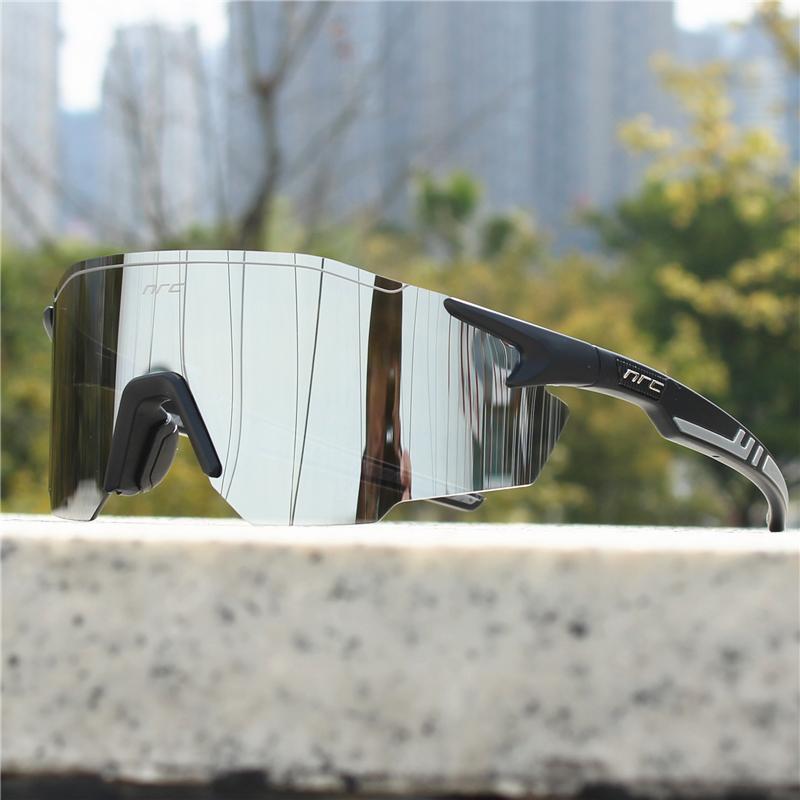 NRC Herren Radsport-Sonnenbrille UV400 TR90 Sport Fahrradbrille MTB Mountainbike Angeln Wandern Reiten Brillen für Damen sport